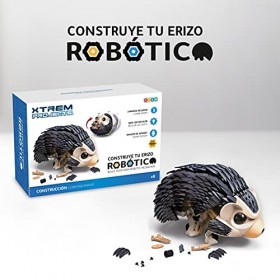 Xtrem Bots - Hérisson robotique, Construire Robot à Monter, Kit Robotica pour Enfants 8 Ans ou Plus, Robots Jouets éducatifs,