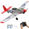 VOLANTEXRC P51D Mustang RTF Jouet davion télécommandé avec télécommande 2 canaux 2,4 GHz RTF Avion radiocommandé pour Adulte