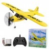 Henakmsl 2CH Avion Télécommandé 2.4GHz RC rtf pour débutants, enfants et adultes, jouets avec recharge USB