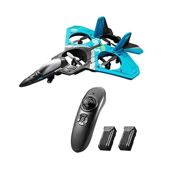 KKnoon Avion télécommandé, Avion RC 2.4GHz 6CH EPP, Avion RC à Aile Fixe télécommandé, Planeur à Aile Fixe RC, Avion télécomm