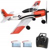 volantexrc Avion RC 4-CH Avion télécommandé prêt à Voler Spitefire Avion radiocommandé pour débutants avec système de stabili