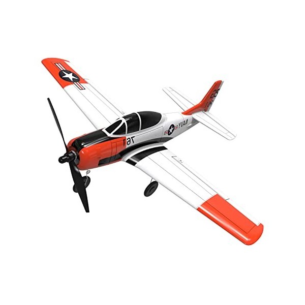 volantexrc RC Avion PNP Version sans Batterie sans Trainsmitter avec Stabilisateur Gyro 6 Axes et Fonction de Voltige à Une T