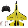 Wincal Avion RC - Modèle davion télécommandé SU-35, Planeur davion à voilure Fixe RC avec lumière, Cadeaux de Jouets pour E