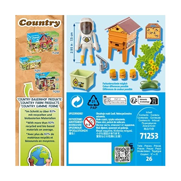 Playmobil 71253 Apicultrice avec Ruche