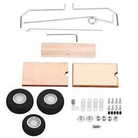 KIMISS KT Bricolage Fixe, Roue de Train Datterrissage Roue de Train Datterrissage Universelle Modèle Daile Tricycle davio