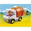 PLAYMOBIL 1.2.3 6774 Camion Poubelle - PLAYMOBIL 1.2.3 - pour Les Tout-Petits 18-36 Mois - Mes Premiers Playmobil - Apprendre