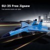 Risegun SU-35 Avion de contrôle à distance modèle RC Fixed Wing Plane Glider Model Aircraft Jouet familial avec lumière avec 