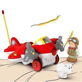 BABY CHALLENGE - Avion Le Petit Prince - Mon Premier Véhicule - 865000 - Véhicule Télécommandé - Rouge - Licence Officiel - S