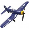 volantexrc RC Avion F4U PNP Version sans Batterie sans Trainsmitter avec Stabilisateur Gyro 6 Axes et Fonction de Voltige à U