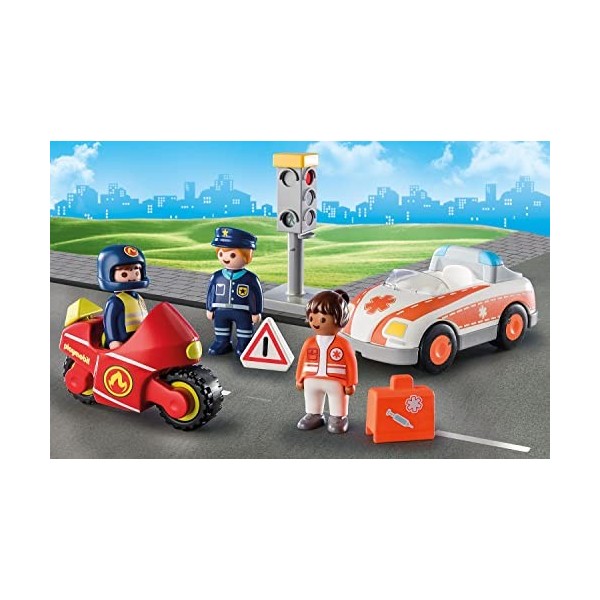 PLAYMOBIL 71156 Héros du quotidien - PLAYMOBIL 1.2.3 - 18-36 mois ses premiers Playmobil