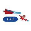 Double plan pour Looping Louie Bras de jeu avec 2 avions Tuning Edition 2020 plaque adaptateur + 2 avions, rouge 