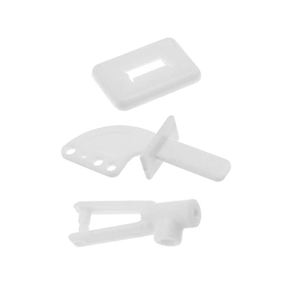 YINETTECH Lot de 20 klaxons de commande en plastique à 4 trous pour modèle davion télécommandé, avion électrique KT, gouvern