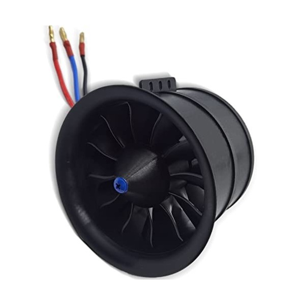 DD Ventilateur 12 pales EDF 90mm avec Moteur sans balais RC 1450KV testé pour Les Avions à Jet RC EDF 6S