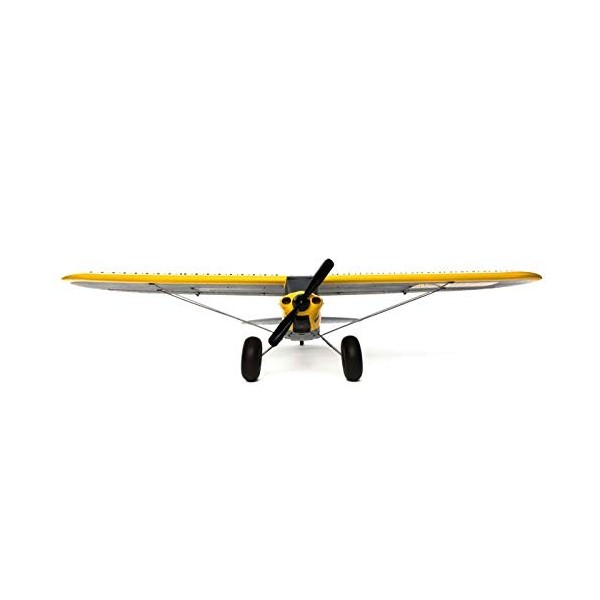 Hobbyzone Avion RC Carbon Cub S 2 1,3 m BNF Basic émetteur, Batterie et Chargeur Non Inclus avec Coffre-Fort, HBZ32500, Jau