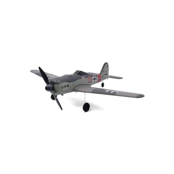 MODSTER MDX Pro FW 190 Focke Wulf Moteur électrique Warbird RTF 400 mm avec stabilisation de vol 6 Axes et Connexion DSMX-/S-