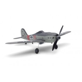 MODSTER MDX Pro FW 190 Focke Wulf Moteur électrique Warbird RTF 400 mm avec stabilisation de vol 6 Axes et Connexion DSMX-/S-