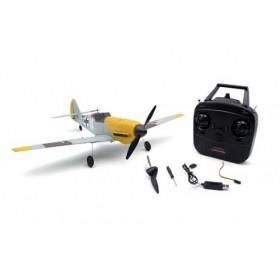 MODSTER MDX Pro BF 109 Warbird RTF Moteur électrique 450 mm avec stabilisation de vol 6 Axes et Connexion DSMX-/S-Bus