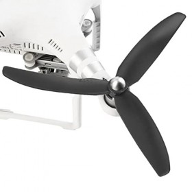 iFutniew 1 paire dhélices à entraînement direct 5030 à 3 lames CW / CCW pour avion RC noir 