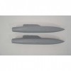 E-flite Dummy Wing Tanks F-16 Falcon-Gray 80mm EDF EFL87887 Parts