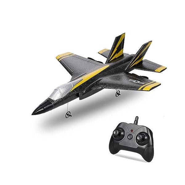 VBESTLIFE Avions RC, Planeur Davions Télécommandés 2,4 GHz, Avion RC à 2 Canaux, Avion en Mousse Epp RC pour Enfants Adultes