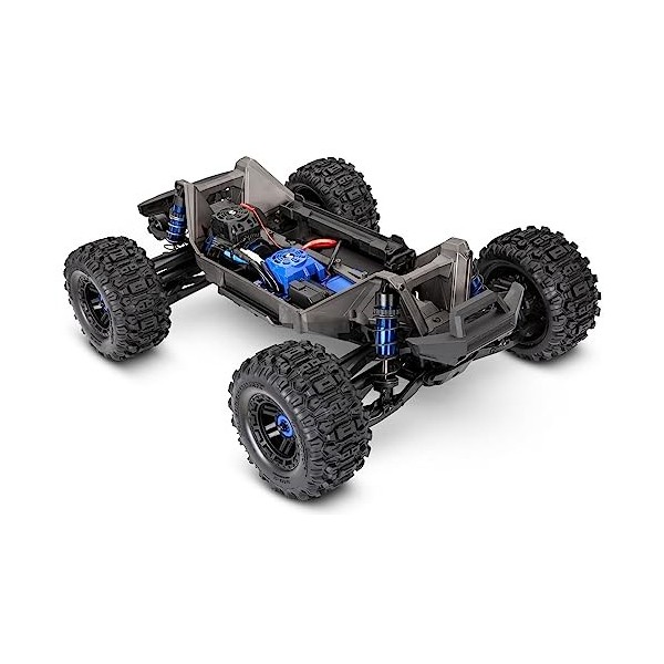 Traxxas MAXX Wide Jaune 1:10 Auto RC Monstertruck 4 Roues motrices 4WD prêt à fonctionner RTR 2,4 GHz