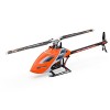 OMPHOBBY M2 Evo Prêt pour Le Vol Rc Helicopter Outdoor Entraînement Direct à Deux Moteurs sans Balais Télécommande 6CH Hélico