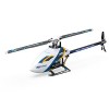 OMPHOBBY M2 Evo Prêt pour Le Vol Rc Helicopter Outdoor Entraînement Direct à Deux Moteurs sans Balais Télécommande 6CH Hélico