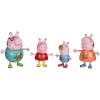 Peppa Pig 92613 Pig PEP0038 Kit de Jeu pour Enfant avec 4 Personnages exclusifs Peppa, Schorsch, Maman et Papa Pig avec Tache