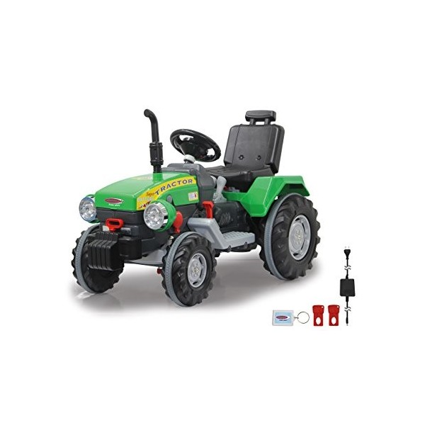 JAMARA Ride-on Tracteur Power Drag Vert 12V