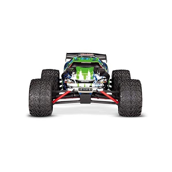 Traxxas E-Revo 4x4 Vert Brushed 1:16 Auto RC électrique Monstertruck 4 Roues motrices 4WD prêt à fonctionner RTR 2,