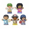 Fisher-Price Little People Coffret de 5 figurines "héros et héroïnes du quotidien", jouet bébé et enfant dès 12 mois, HGR31