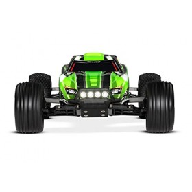 Traxxas RUSTLER 4X2 1/10 Brushed Vert + LED avec ACCUS/Chargeur - 37054-61-GRN
