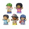 Fisher-Price Little People Coffret de 5 figurines "héros et héroïnes du quotidien", jouet bébé et enfant dès 12 mois, HGR31