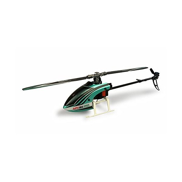 Amewi 25315 AFX180 Pro Hélicoptère 3D 6 canaux RTF 2,4 GHz 3D/6G Flybarless Vert