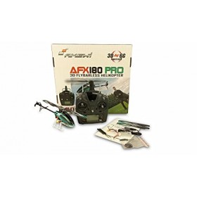 Amewi 25315 AFX180 Pro Hélicoptère 3D 6 canaux RTF 2,4 GHz 3D/6G Flybarless Vert