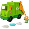 Fisher-Price Little People Recycling Truck, Push-Along Musical Toy with Figure for Toddlers and Preschool Kids Ages 1 to 5 Ye