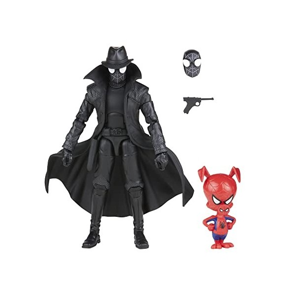 Hasbro Man Noir et Spider-Ham 15 cm, 2 Accessoires, F34435L0, Multicolore, Petit