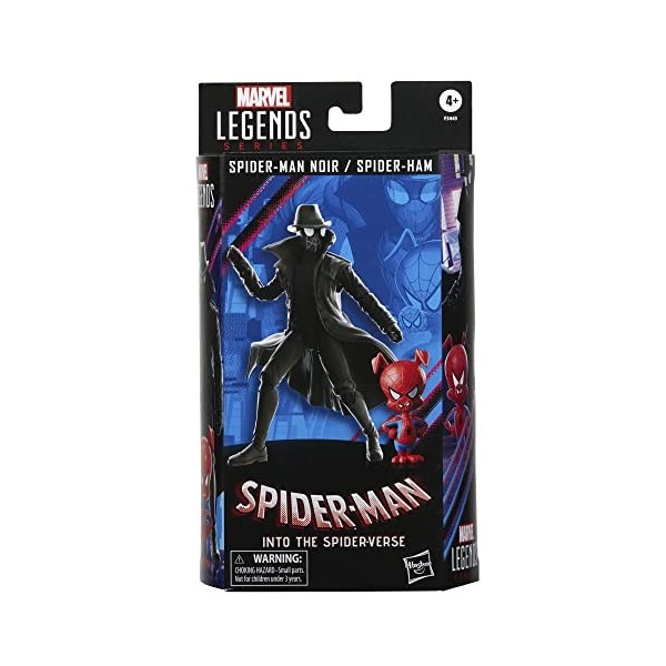 Hasbro Man Noir et Spider-Ham 15 cm, 2 Accessoires, F34435L0, Multicolore, Petit