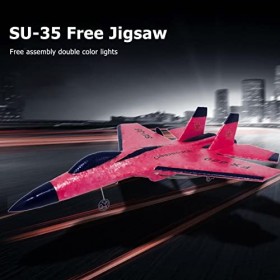 Avion télécommandé SU35,Prêt à Piloter 2.4GHzAvion télécommandé,Convient aux Enfants et aux débutants，Planeur Volant télécomm