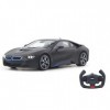 Jamara - 404570 - Voiture Avec Porte Radiocommandé - Bmw I8 - Noir - Echelle 1/14