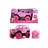 Dickie 253076000 The Minnie Mouse Télécommande Jeep Wrangler 1:24, Blanc, Rose, Violet