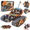 VATOS STEM Technic Le Bolide Télécommandé Jouets de Construction - 392 PCS 3 en 1 Robot Jouet de Voiture RC pour Garçons et F