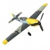 VOLANTEXRC RC Avion BF109 PNP Version sans Batterie sans Trainsmitter avec Stabilisateur Gyro 6 Axes et Fonction de Voltige à