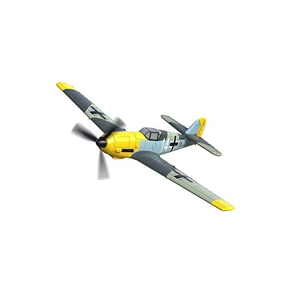 MODSTER MDX BF 109 E Avion radiocommandé RTF I 2,4 GHz I 400 mm I Moteur électrique Warbird avec stabilisation de vol 6 axes 