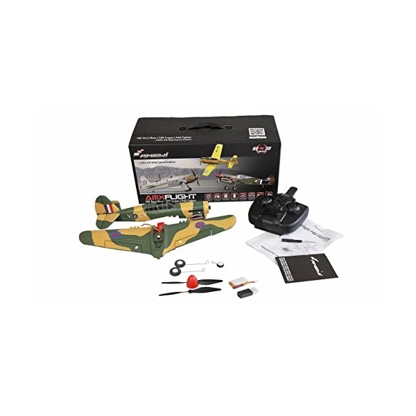 Amewi 24110 AMXFlight P40 Fighter 4 canaux 3D/6G RTF Camouflage