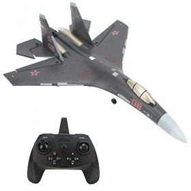 RiToEasysports Avion RC, 2.4Ghz 4 Canaux 6 Axes Voler vers Larrière Télécommande Avion Télécommande Combattant Contrôle Faci