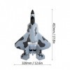 Demeras Avion RC A180-F22 modèle davion Brushless Aile Fixe 3D/6G télécommande Avion Avion Jouets pour Enfants, Adultes