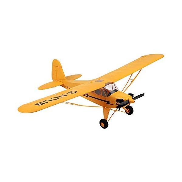 Aéronef à voilure Fixe, EPP Jaune A160 5CH Aéronef sans balais à voilure Fixe Avion modèle RC à Simulation élevée Maquette d