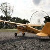 Aéronef à voilure Fixe, EPP Jaune A160 5CH Aéronef sans balais à voilure Fixe Avion modèle RC à Simulation élevée Maquette d