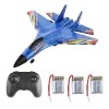 chiwanji 2.4G Télécommande Avion SU27 RC Avion EPP Mousse avec Batteries Rechargeables Prêt à Voler Jouets de Plein Air pour 